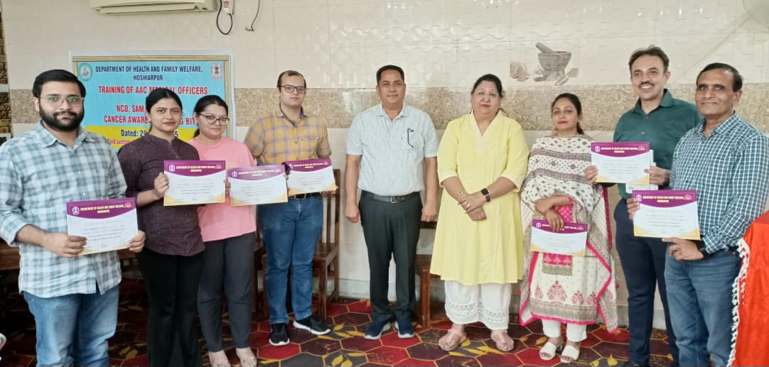 Health Department imparts training to Aam Aadmi Clinic doctors on non-communicable diseases, malnutrition in children and treatment of animal bites